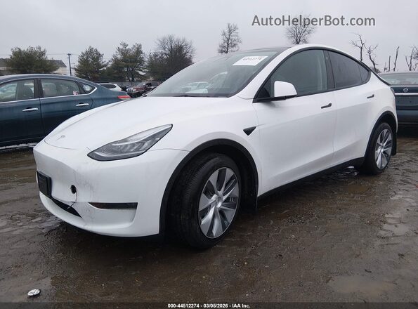 7SAYGDEE8PA061232 2023 TESLA MODEL Y White Przód lewy