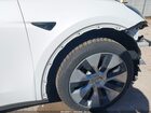2023 Tesla Model Y Awd/long Range Dual Motor All-wheel Drive White vin: 7SAYGDEE8PF865808