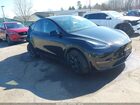 2025 Tesla Model Y Long Range Dual Motor All-wheel Drive Black vin: 7SAYGDEE8SF215675