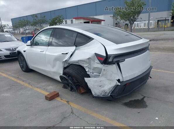 7SAYGDEE8TF356313 2026 TESLA MODEL Y White Rear left
