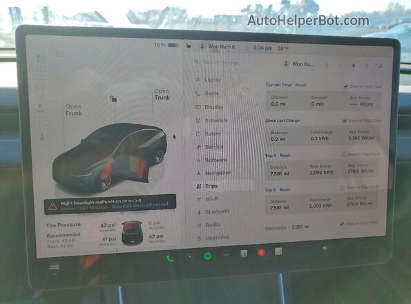 7SAYGDEE9TA410232 2026 TESLA MODEL Gray Vista del cuadro de instrumentos
