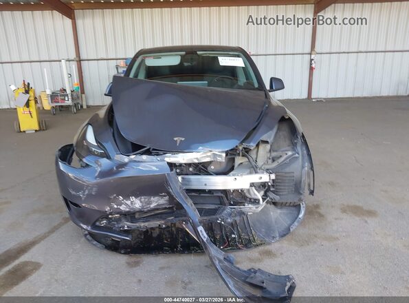 7SAYGDEEXPF637180 2023 TESLA MODEL Y Серый Вид задней части салона