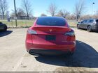 2024 Tesla Model Y Long Range Dual Motor All-wheel Drive Red vin: 7SAYGDEEXRA233957