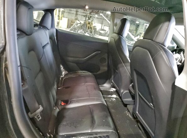 7SAYGDEF1NF469578 2022 TESLA MODEL Black Rear seats view