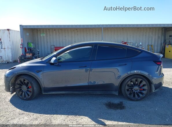 7SAYGDEF1NF535143 2022 TESLA MODEL Y Black უკანა სალონის ხედი