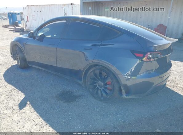 7SAYGDEF1NF535143 2022 TESLA MODEL Y Black უკანა მარცხენა