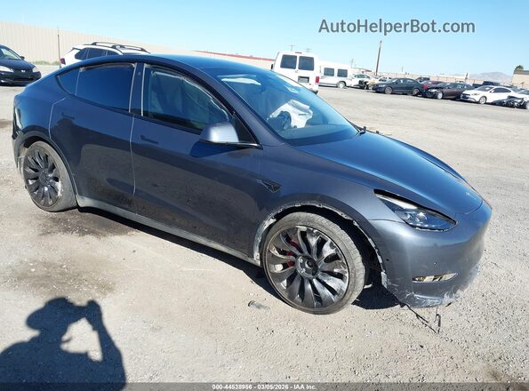 7SAYGDEF1NF535143 2022 TESLA MODEL Y Black წინა მარჯვენა
