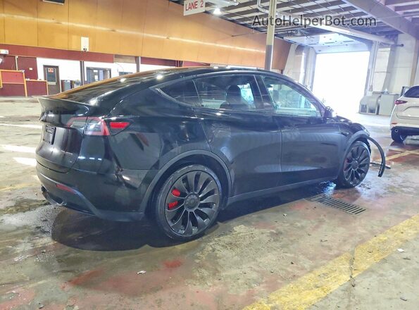 7SAYGDEF1NF549205 2022 TESLA MODEL Черный Задняя правая четверть