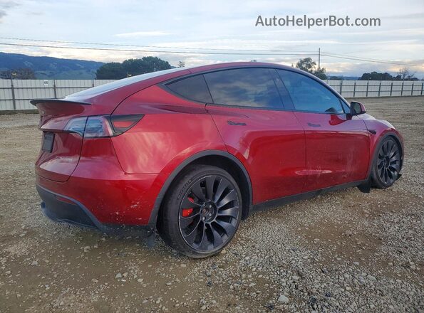 7SAYGDEF2RF024417 2024 TESLA MODEL Red უკანა მარჯვენა