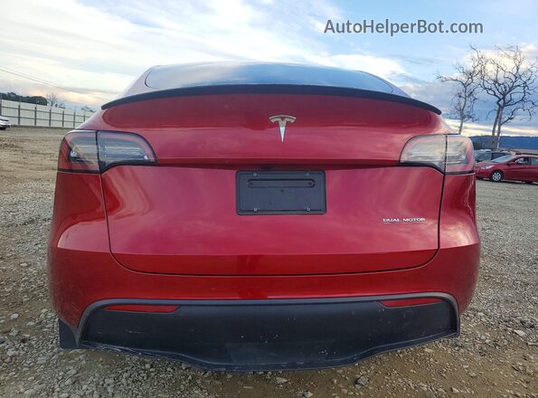 7SAYGDEF2RF024417 2024 TESLA MODEL Red უკანა ხედი