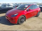 2024 Tesla Model Y Performance Dual Motor All-wheel Drive Red vin: 7SAYGDEF9RF101218