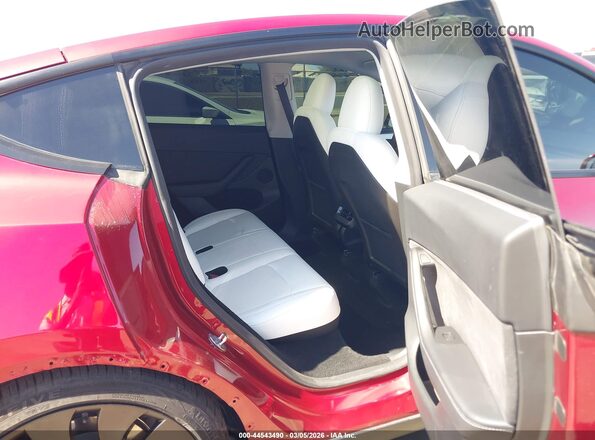 7SAYGDEF9RF101218 2024 TESLA MODEL Y Red VIN կոդի պիտակի տեսք