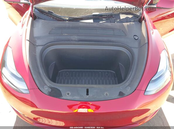 7SAYGDEF9RF101218 2024 TESLA MODEL Y Red Հետևի տեսք