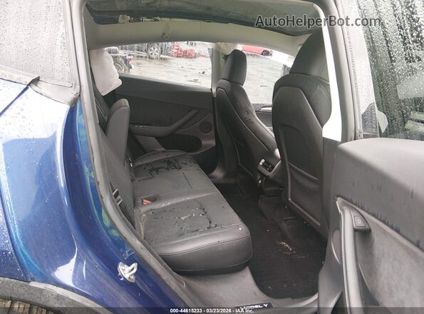 7SAYGDEF9RF169843 2024 TESLA MODEL Y Blue Вид наклейки з VIN-кодом