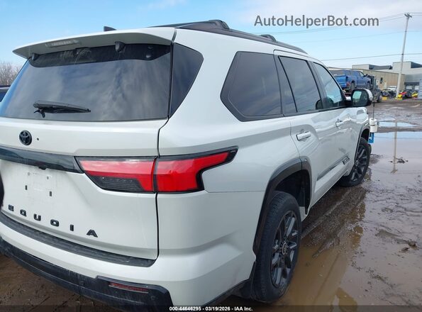 7SVAAABA0RX029425 2024 TOYOTA SEQUOIA White Tył prawy