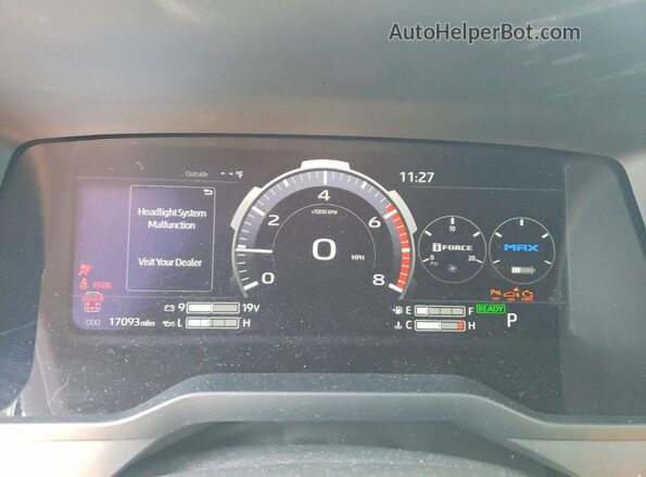 7SVAAABA1SX060513 2025 TOYOTA SEQUOIA Gray ხელსაწყოთა პანელის ხედი