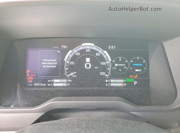 7SVAAABA4RX022025 2024 TOYOTA SEQUOIA Коричневый Вид щитка приборов