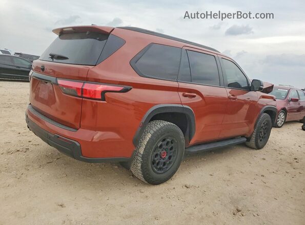 7SVAAABA4RX022025 2024 TOYOTA SEQUOIA Коричневый Задняя правая четверть