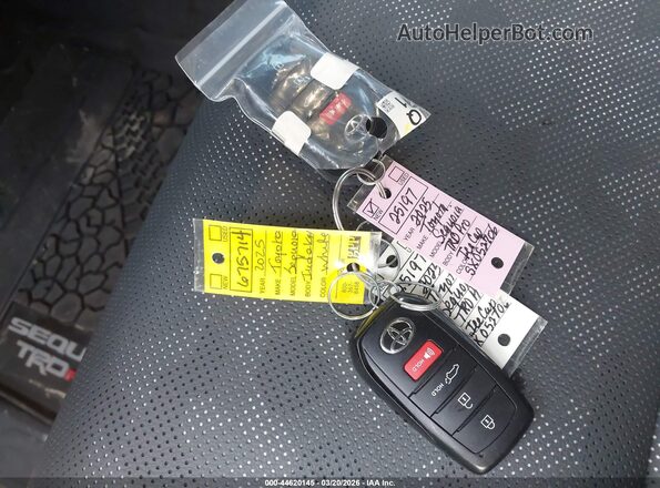 7SVAAABA5SX052706 2025 TOYOTA SEQUOIA Белый Вид панели приборов
