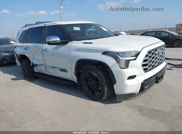 7SVAAABA8SX071007 2025 TOYOTA SEQUOIA White Front right