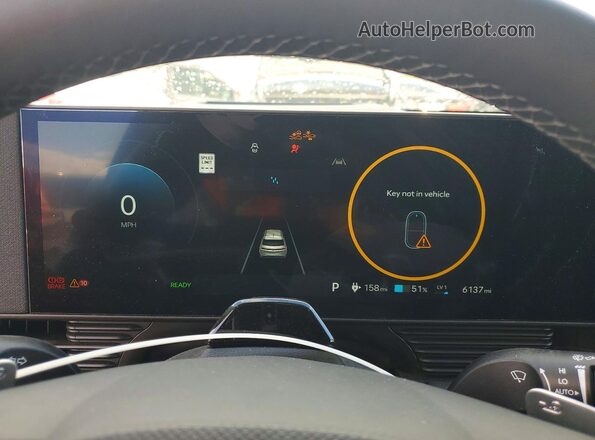 7YAKR4DA5SY026468 2025 HYUNDAI IONIQ Синий Вид щитка приборов