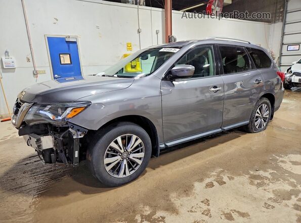 5N1DR2MN8HC612073 2017 NISSAN PATHFINDER Gray Trasero izquierdo