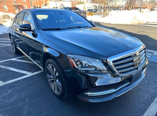 WDDUG6EB4KA439487 2019 MERCEDES-BENZ S-CLASS Black Դիմացի տեսք