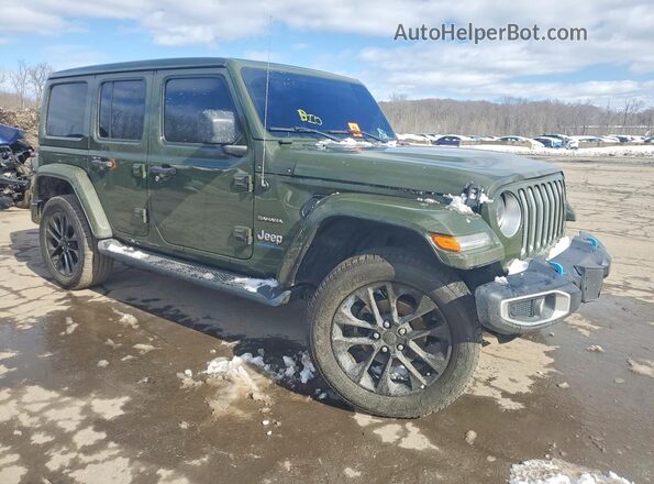 1C4JJXP68PW627427 2023 JEEP WRANGLER Зеленый Вид спереди