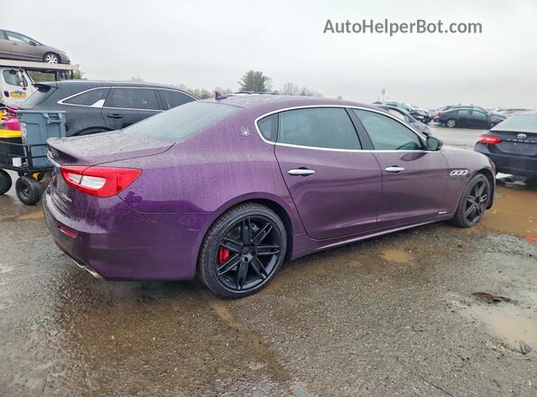 ZAM56RRL7H1246924 2017 MASERATI QUATTROPOR Фиолетовый Передняя правая четверть