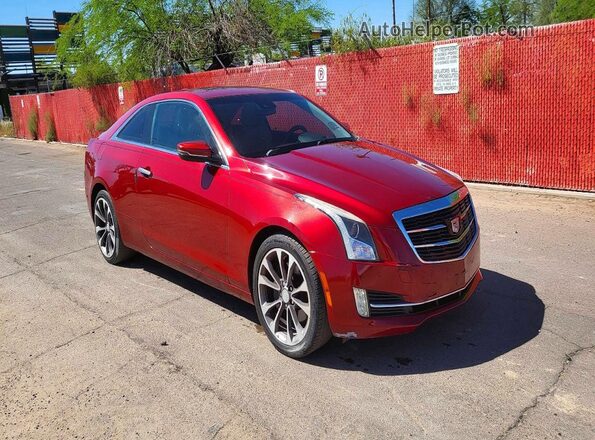 1G6AH1RX6G0131871 2016 CADILLAC ATS Красный Задняя левая четверть