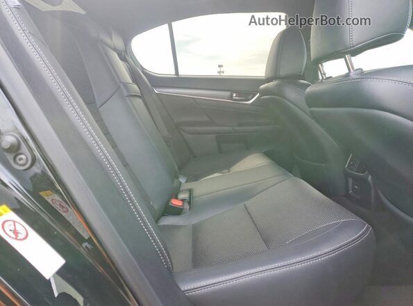 JTHBZ1BL4JA015896 2018 LEXUS GS Черный Вид задней части салона