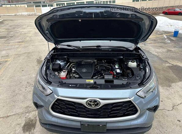 5TDKDRBH0PS005727 2023 TOYOTA HIGHLANDER Серый Вид щитка приборов
