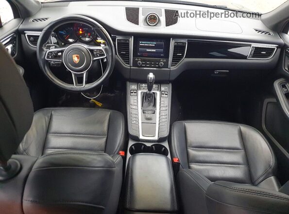 WP1AG2A56HLB55313 2017 PORSCHE MACAN Черный Вид щитка приборов