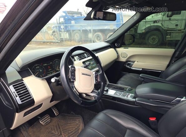 SALGS3EF1GA274604 2016 LAND ROVER RANGE ROVER Черный Вид сзади