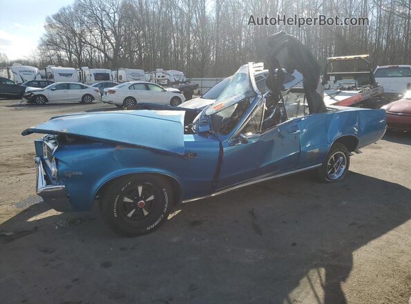 824B5494 1964 PONTIAC LEMANS Blue Front left