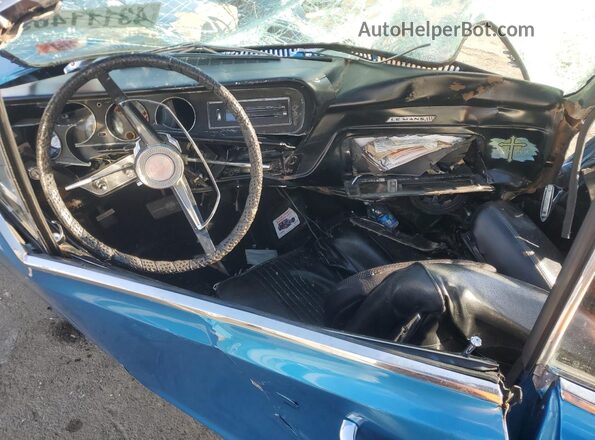 824B5494 1964 PONTIAC LEMANS Blue Dashboard view