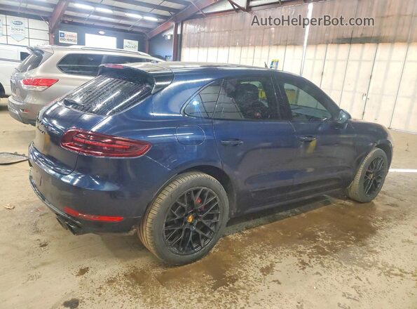 WP1AG2A50JLB63428 2018 PORSCHE MACAN Синий Передняя правая четверть