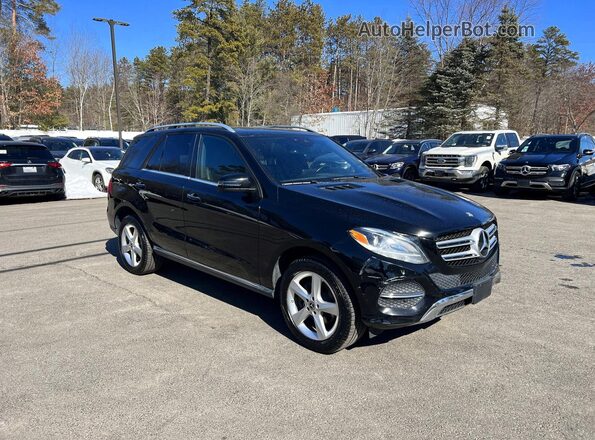 4JGDA5JB2JB135655 2018 MERCEDES-BENZ GLE Черный Задняя правая четверть