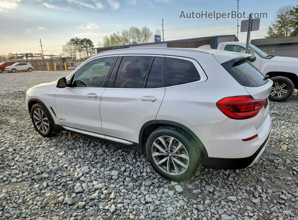 5UXTR9C55JLC69563 2018 BMW X3 Белый Задняя правая четверть