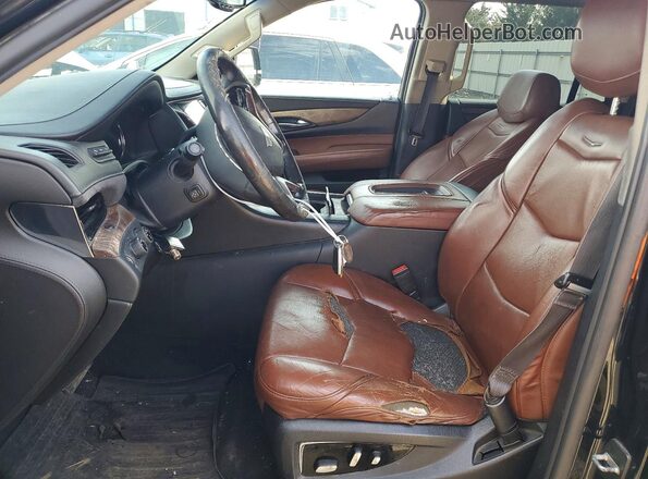 1GYS4BKJ2GR355251 2016 CADILLAC ESCALADE Черный Вид панели приборов