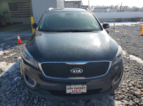 5XYPG4A35JG357308 2018 KIA SORENTO Black Вид ззаду