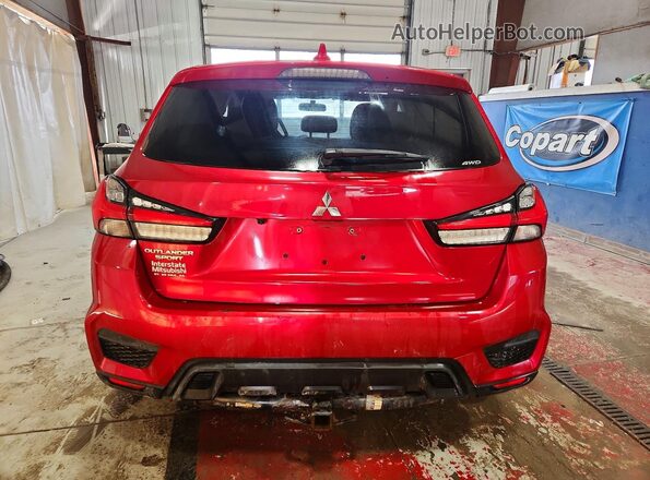 JA4AR3AU8LU015494 2020 MITSUBISHI OUTLANDER Красный Вид салона спереди