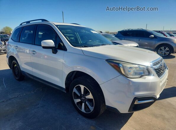 JF2SJAEC8JH415456 2018 SUBARU FORESTER 2.5 White Widok z przodu