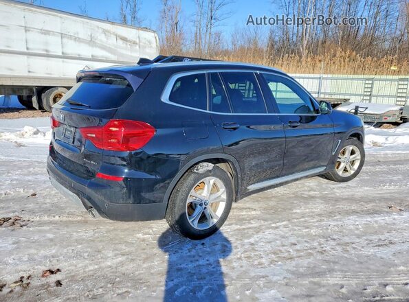 5UXTR9C59KLD94423 2019 BMW X3 Черный Передняя правая четверть