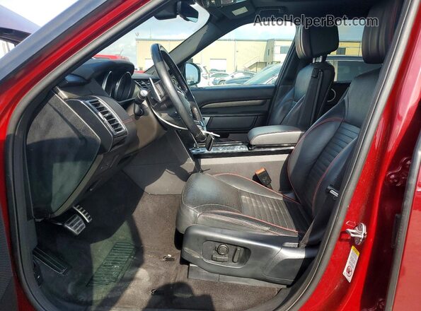 SALRRBBV5HA025671 2017 LAND ROVER DISCOVERY Red Вид панелі приладів