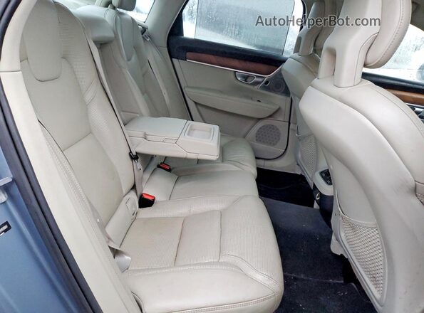 YV1A22ML9H1010847 2017 VOLVO S90 Синий Вид задней части салона
