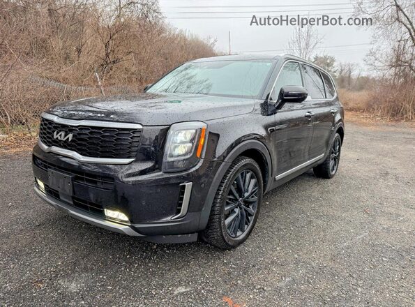 5XYP5DHC1NG217368 2022 KIA TELLURIDE Черный Задняя правая четверть