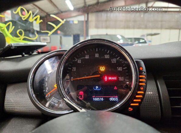 WMWXU1C55G2D10062 2016 MINI COOPER Белый Вид задних сидений