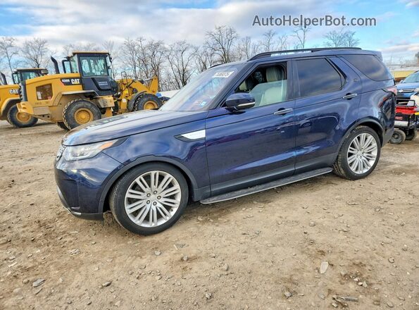 SALRT2RK0JA056085 2018 LAND ROVER DISCOVERY Blue Tył lewy