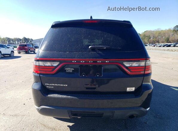 1C4RDJAG8GC354063 2016 DODGE DURANGO Черный Вид салона спереди